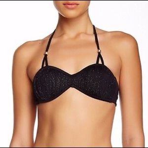 SALE NWOT Beach Bunny Sheer Luck glitter bikini top